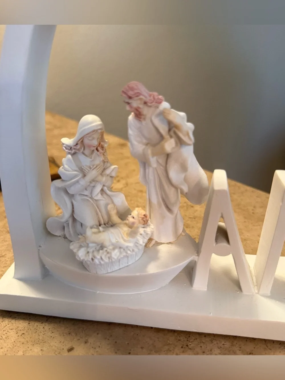 FAITH Nativity Scene Figurine Tabletop/Mantel Decor